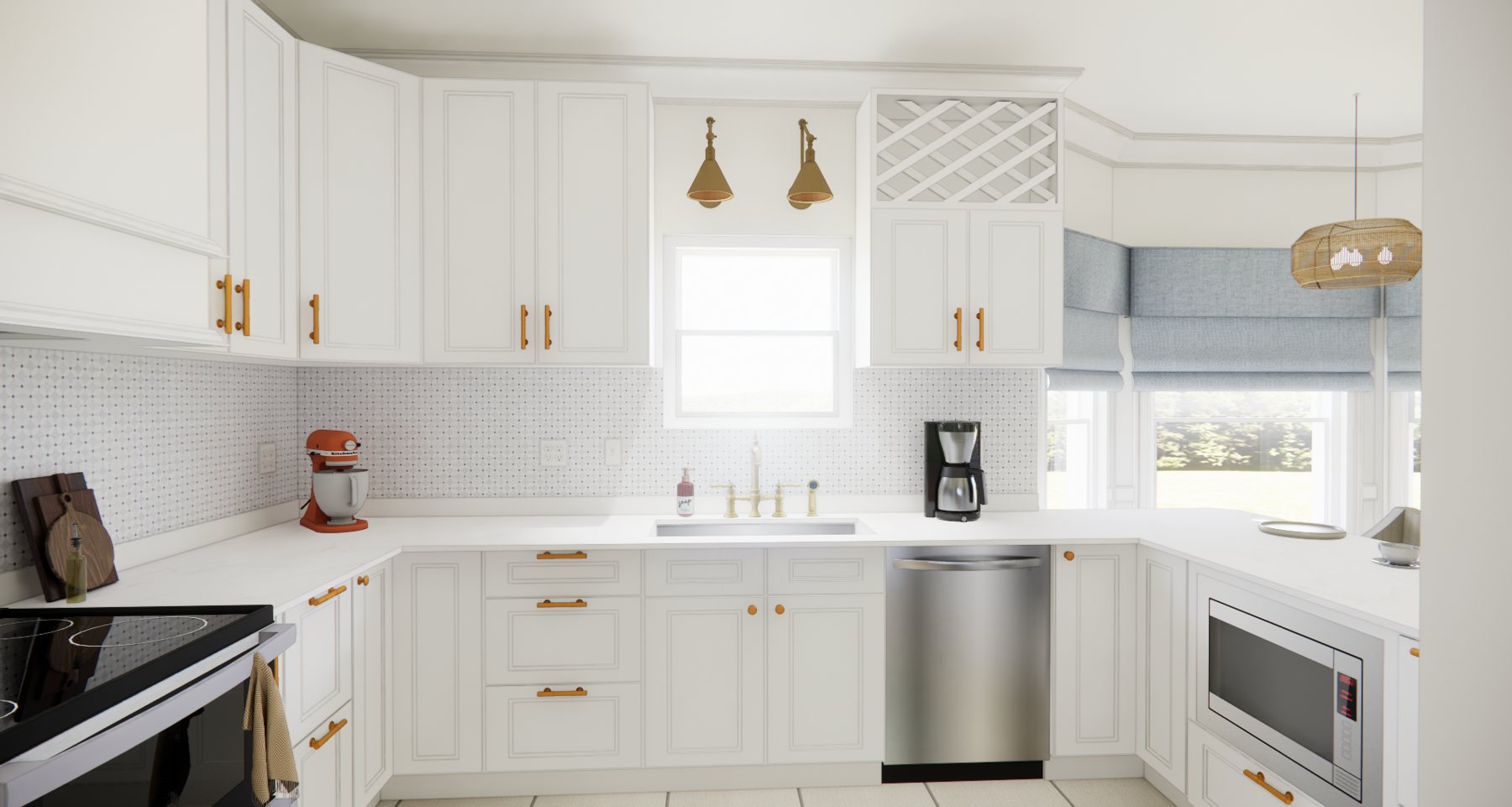 Surrey Path kitchen rendering 5 of 9