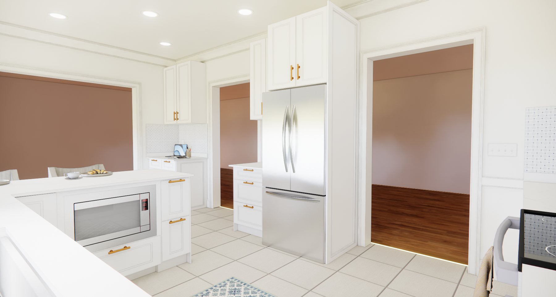 Surrey Path kitchen rendering 7 of 9