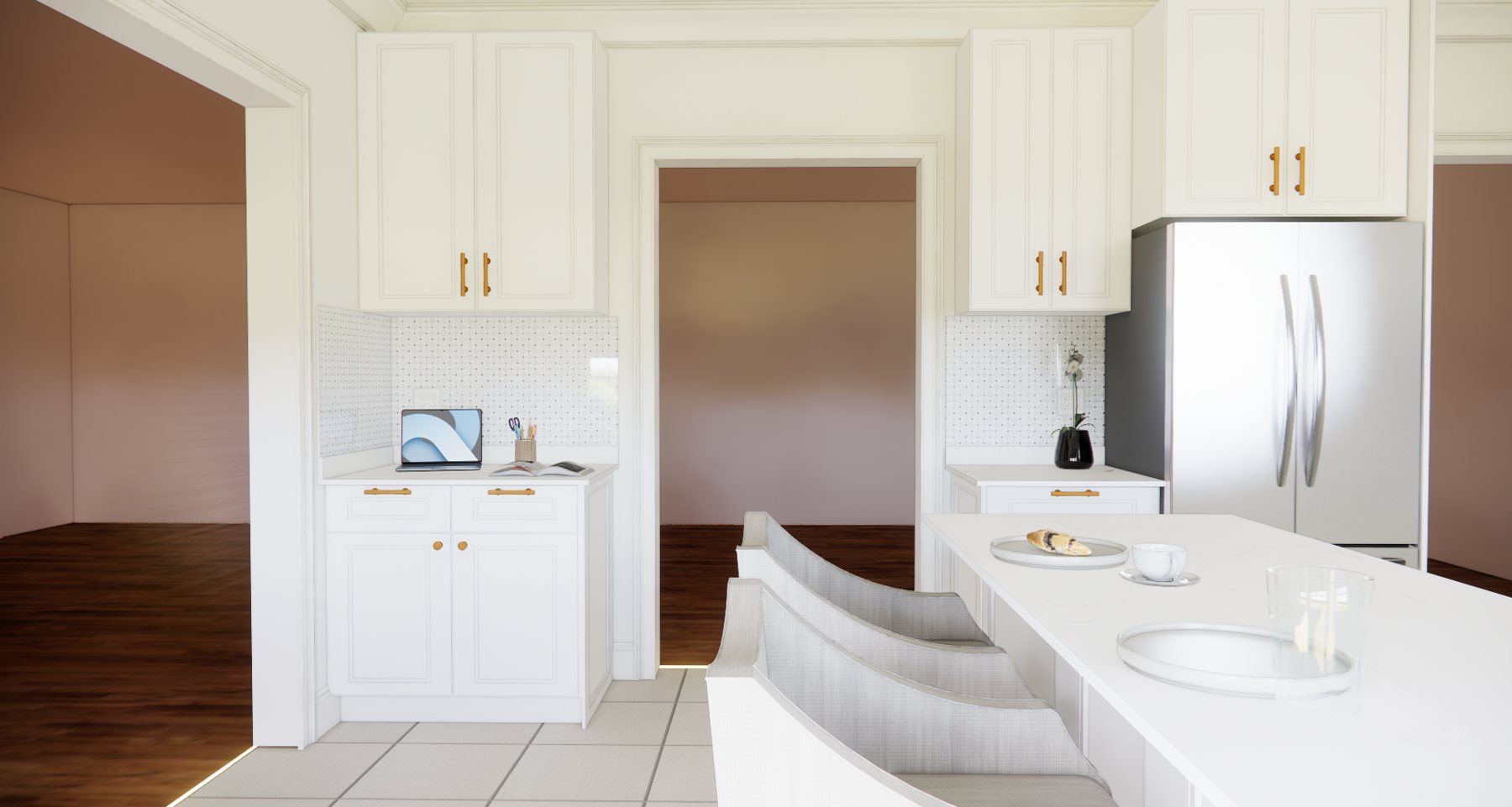 Surrey Path kitchen rendering 8 of 9