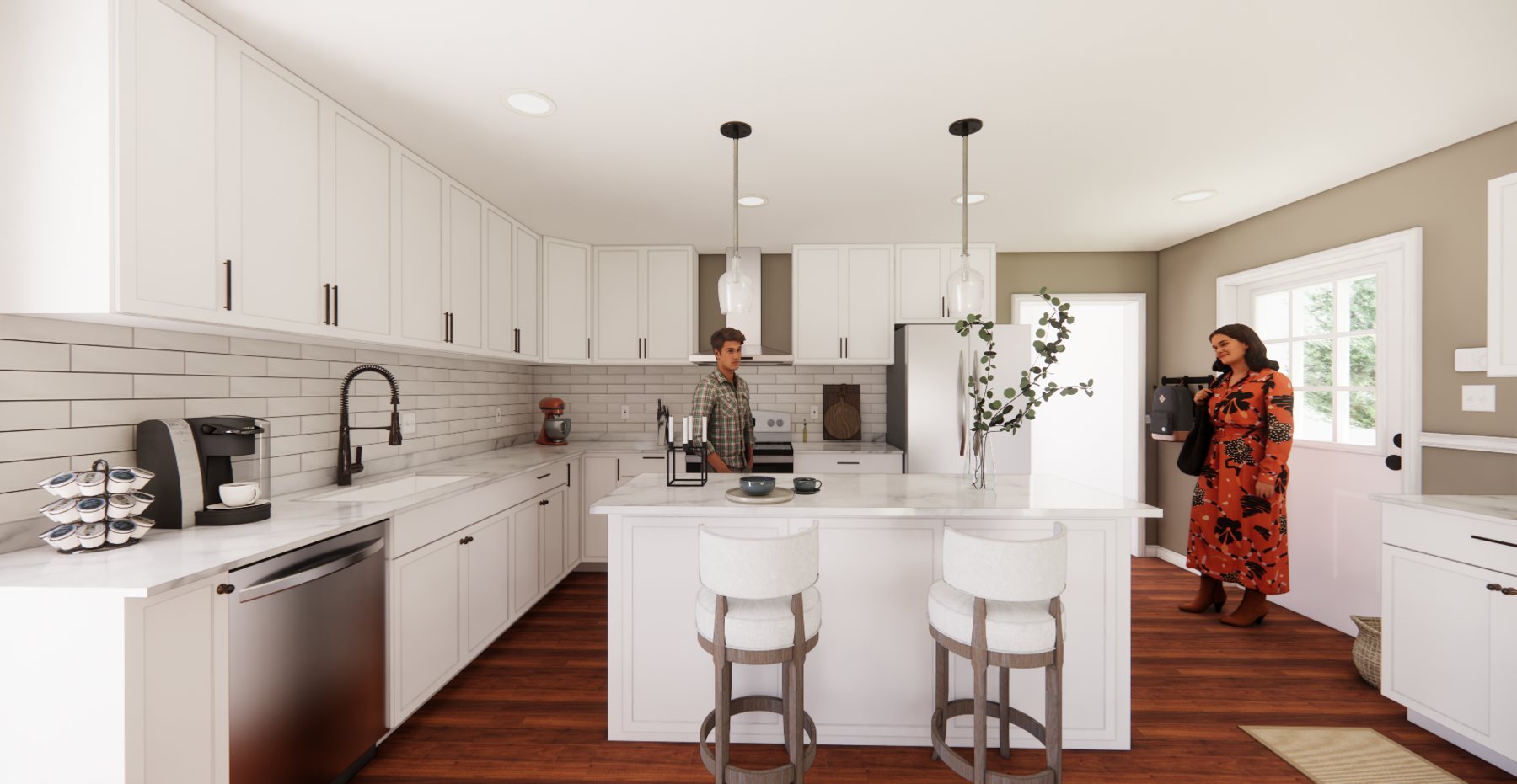 London Court kitchen rendering 4 of 15