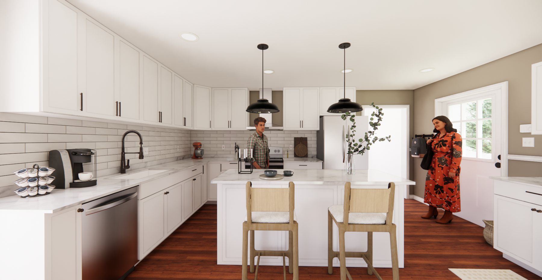 London Court kitchen rendering 6 of 15