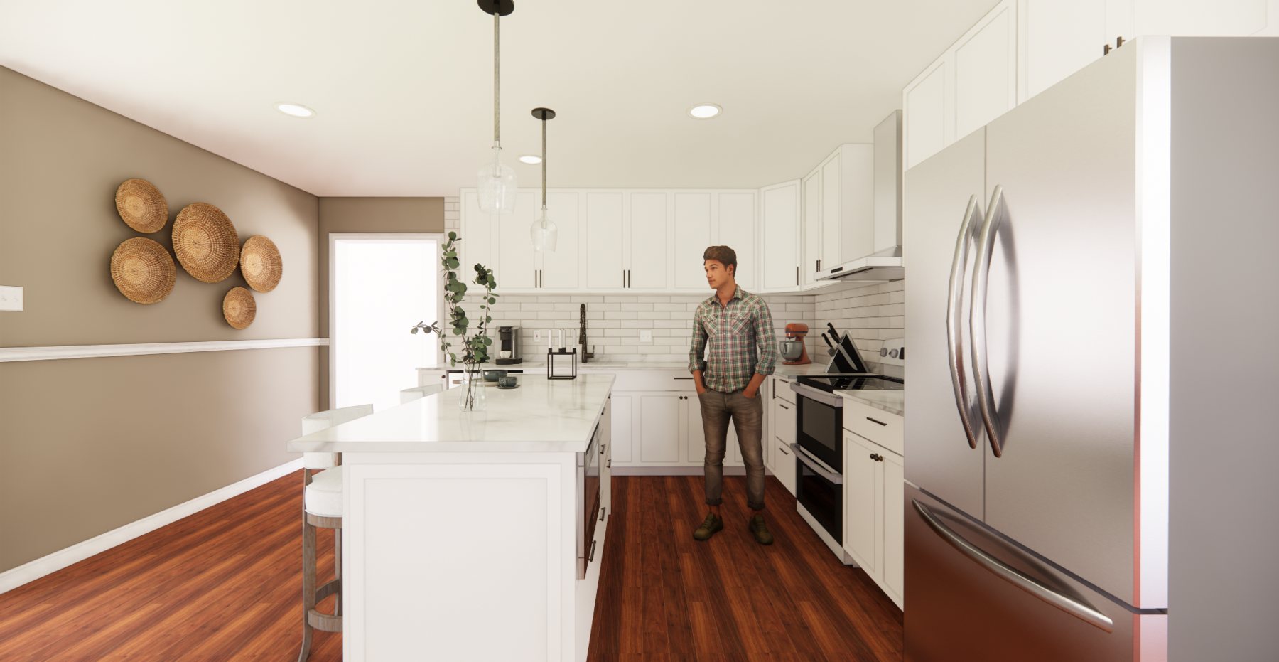London Court kitchen rendering 7 of 15