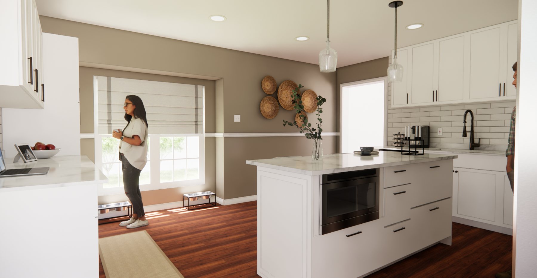 London Court kitchen rendering 10 of 15