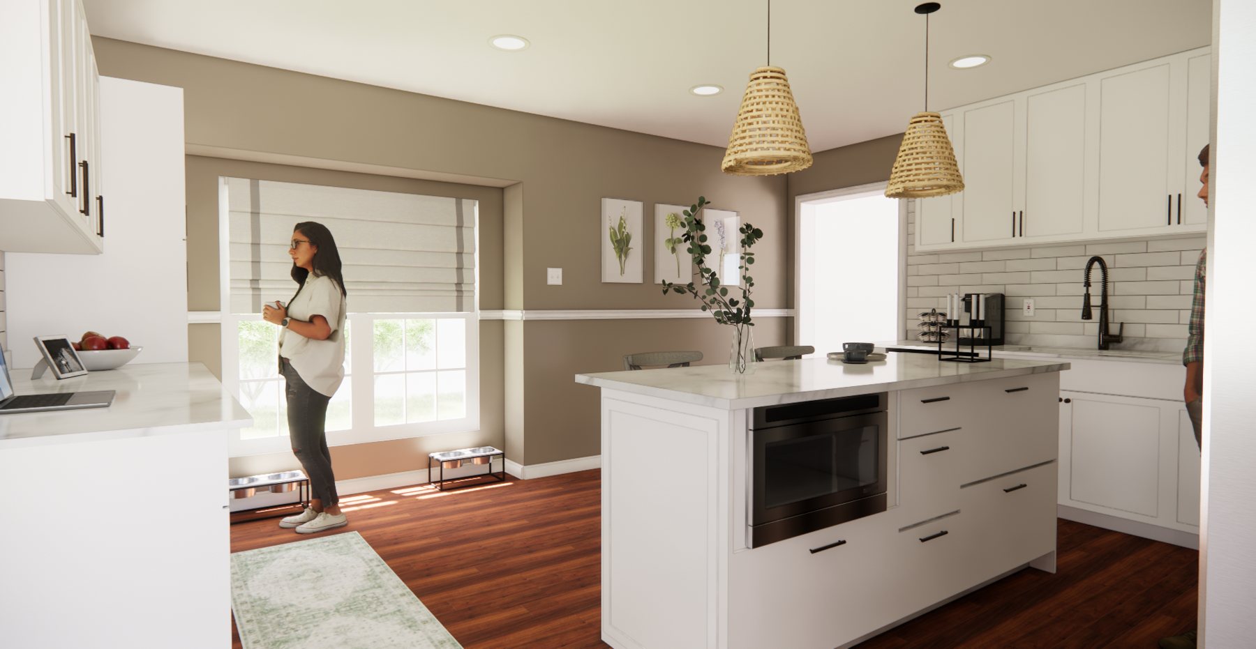 London Court kitchen rendering 11 of 15