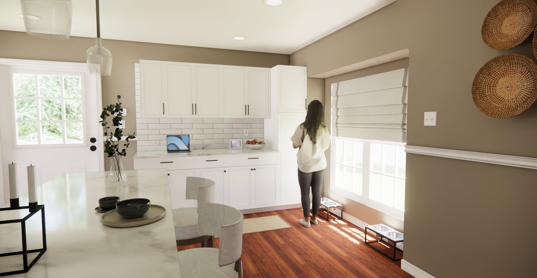 London Court kitchen rendering 13 of 15
